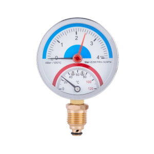 Термоманометр радиальный Thermo Alliance Standart биметаллический 1/2" 4 бар 120°C (SD1724B)