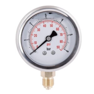 Манометр радиальный Thermo Alliance Forte глицериновый 1/4" 6 бар 63мм (TAF170G6B)