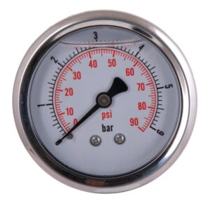 Манометр аксиальный Thermo Alliance Forte глицериновый 1/4" 6 бар 63мм (TAF171G6B)