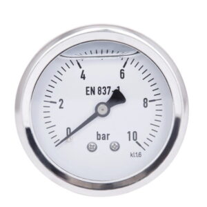 Манометр аксиальный Thermo Alliance Forte глицериновый 1/4" 10 бар 63мм (TAF171G10B)