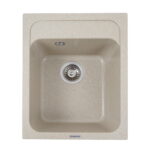 Гранітна мийка Valeso Korrado 400х500 врізна, прямокутна, матова сафарі