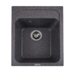 Гранітна мийка Valeso Korrado 400х500 врізна, прямокутна, матова мікс