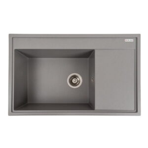 Гранитная мойка Valeso Azurit 790х500 врезная