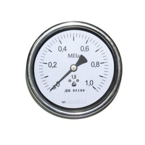Манометр аксиальный Стеклоприбор 1/2" 0,4 бар 63мм