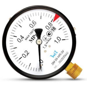 Манометр радиальный Стеклоприбор МП-ЗУ M20x1,5 10 бар 100мм
