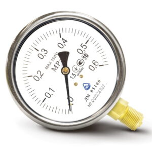 Манометр радиальный Стеклоприбор 1/2" 6 бар 63мм