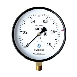 Манометр радиальный Стеклоприбор M20x1,5 6 бар 160мм