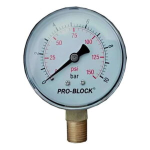 Манометр радиальный Pedrollo 1/4" 10 бар 63мм (MAN.R63.14.AS.0B10.00)