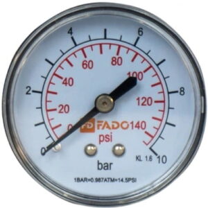 Манометр радиальный FADO 1/4" 10 бар 42мм (MF01)