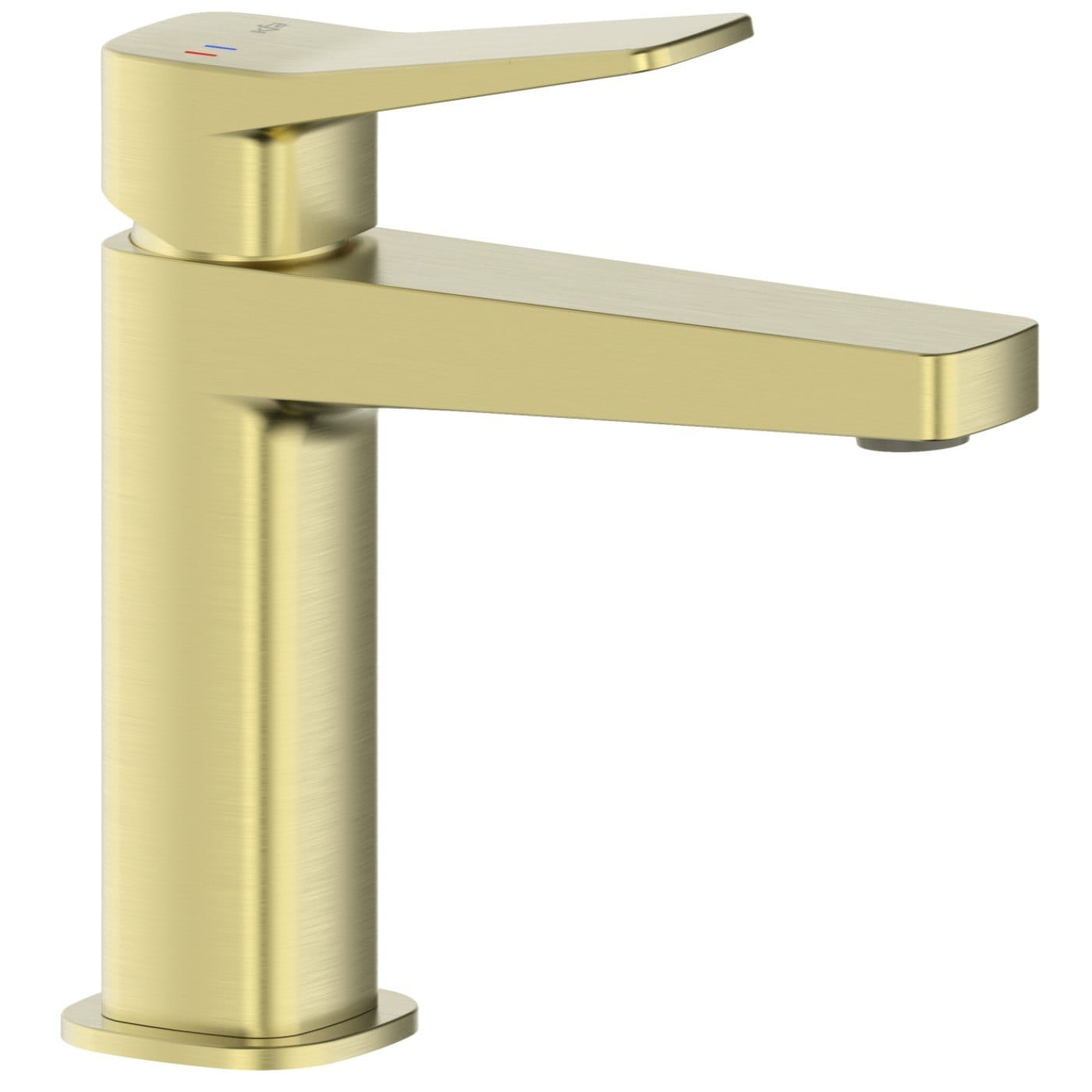 TP-4522-815-31 Смеситель для умывальника KFA Armatura Malaga однорычажный, золото брашированное + сифон Click-Clack