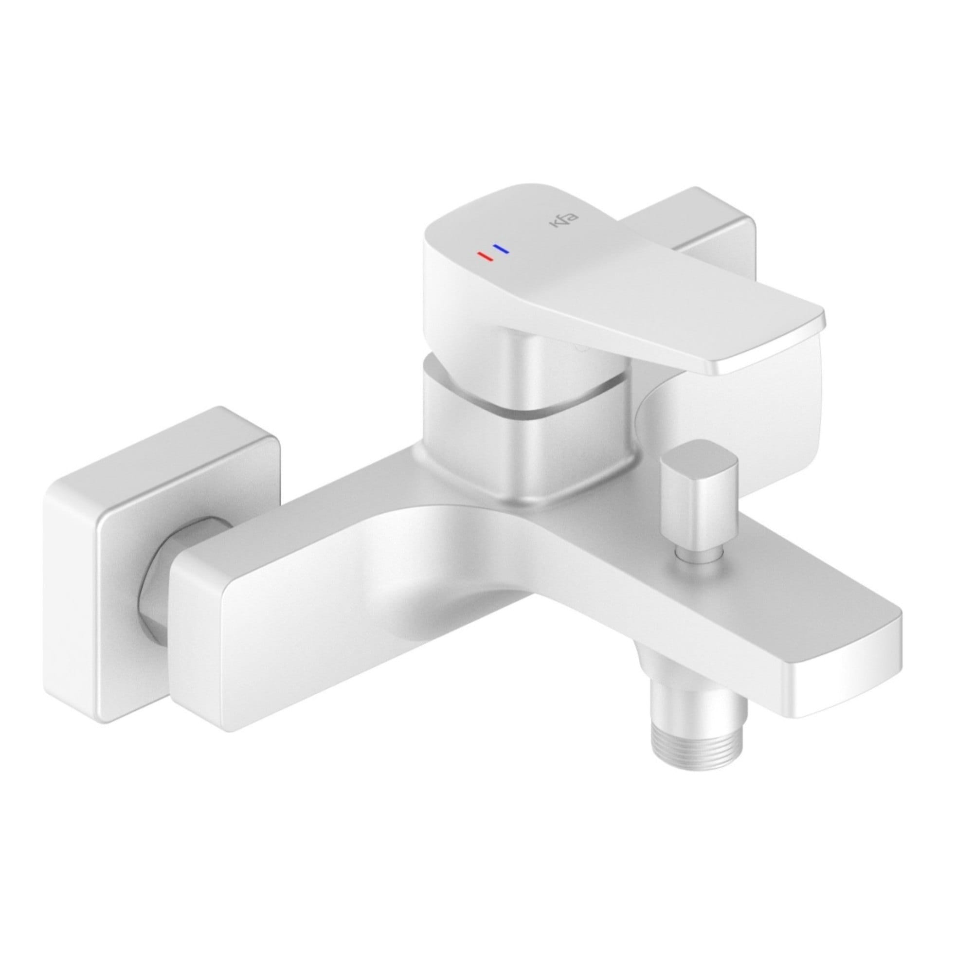 TP-4524-010-44 Смеситель для ванны KFA Armatura Malaga однорычажный, белый