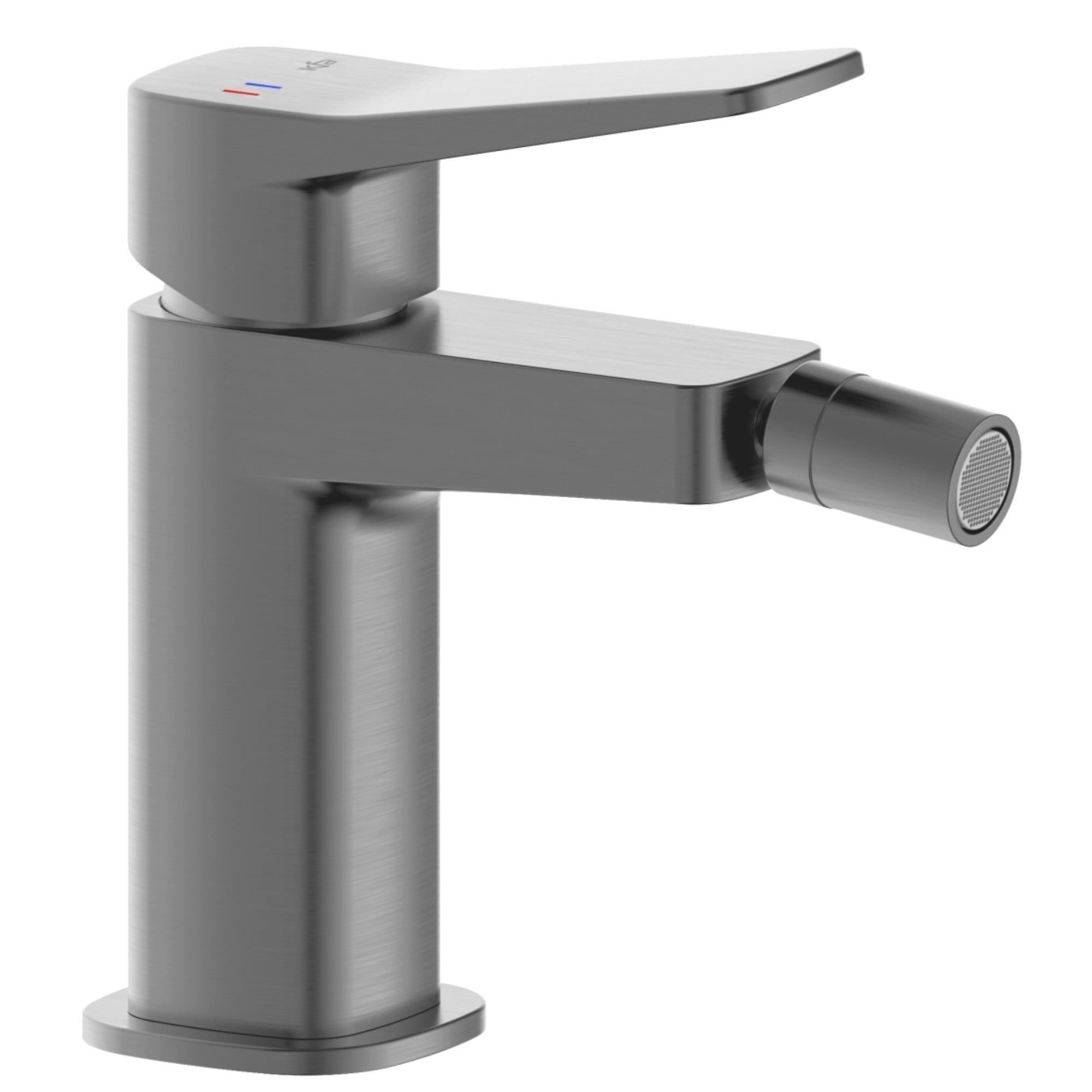 TP-4527-015-61 Смеситель для биде KFA Armatura Malaga однорычажный, сатин + донный клапан Click-Clack