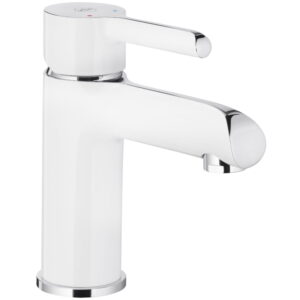 Смеситель для умывальника KFA Armatura Angelit однорычажный, белый/хром