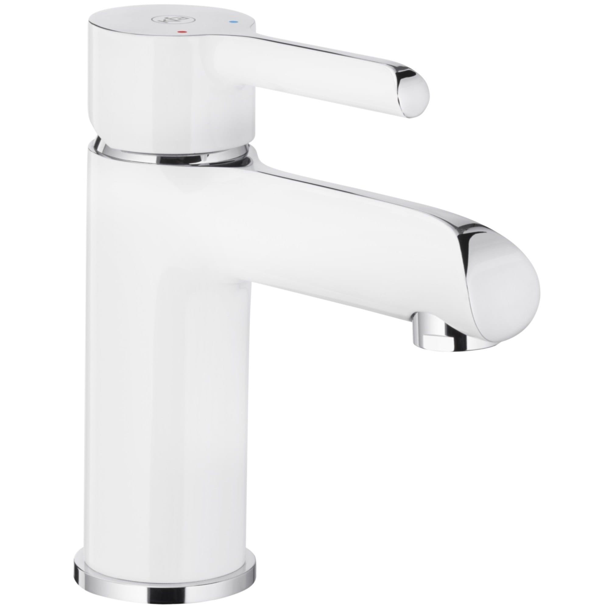 TP-4722-815-40 Смеситель для умывальника KFA Armatura Angelit однорычажный, белый/хром