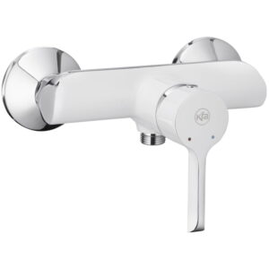 Смеситель для душа KFA Armatura Angelit однорычажный, белый/хром