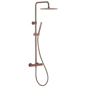 Душевая система KFA Armatura Moza с термостатом, латунь, бронза брашированная