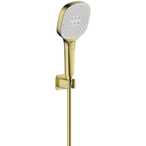 Лейка для душа KFA Armatura Malaga латунная, золото брашированное