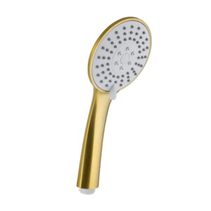 Лейка для душа KFA Armatura Moza пластиковая, золото брашированное