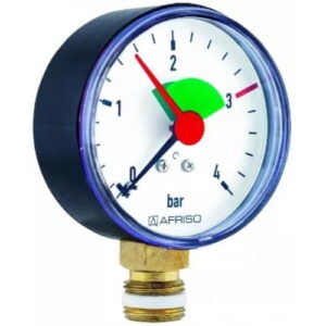 Манометр радиальный Afriso HZ 63 1/4" 4 бар 63мм (63911)