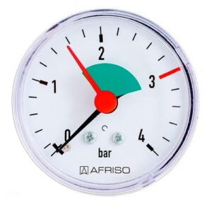Манометр аксиальный Africo HZ 63 1/4" 4 бар 63м (63915)