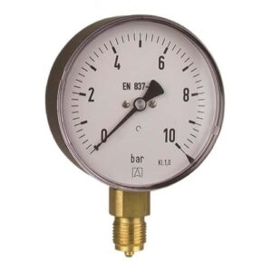 Манометр радиальный Afriso RF 100 1/2" 10 бар 100мм, металл (85215201)