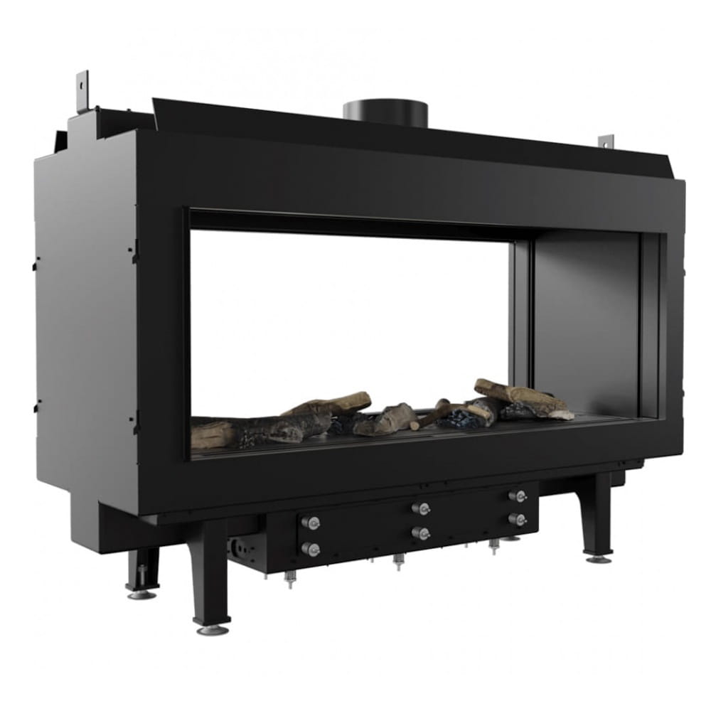 LEO/100/TUNEL/G31/37MBAR Газовый камин Kratki LEO 100 T LPG 8,2 кВт сталь