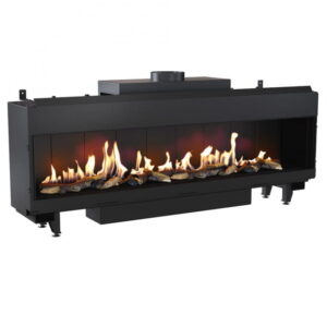 Газовый камин Kratki LEO 200 LPG 17 кВт сталь