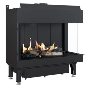 Газовый камин Kratki LEO 45/68 P LPG 4,8 кВт сталь