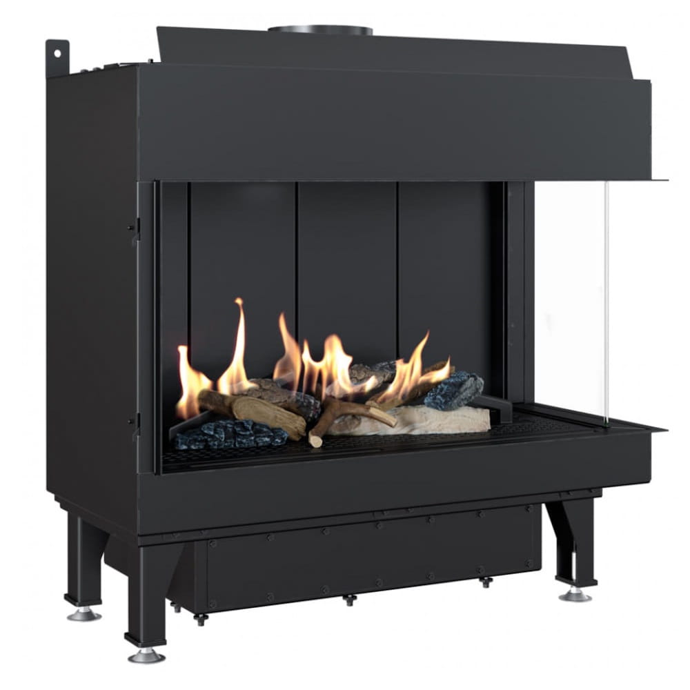 LEO/P/70/G31/37MBAR Газовый камин Kratki LEO 45/68 P LPG 4,8 кВт сталь