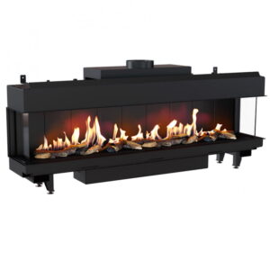 Газовый камин Kratki LEO 200 L/P NG 17 кВт сталь