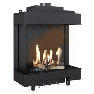 Газовый камин Kratki LEO 76/62 L/P LPG 7,7 кВт сталь