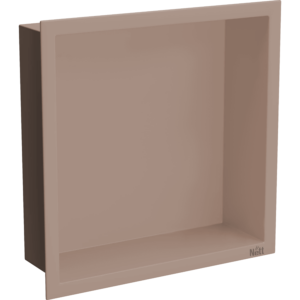 Полка в ванную Nett YBr-29 встроенная, нержавеющая сталь, бронзовая