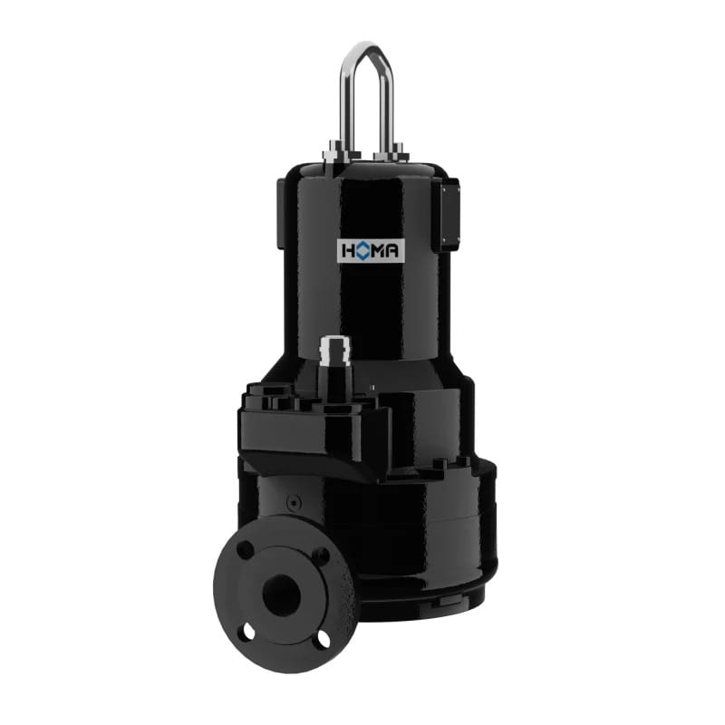 9504912.03_0 Фекальный насос Homa Barracuda GRP111 D 9,5 кВт H 68 м Q 510 л/мин с измельчителем (9504912.03)