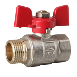 Шаровой кран REIGER 1 ВН прямой, латунь (6552833)