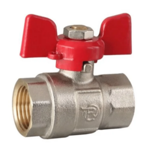 Шаровой кран REIGER 1/2 ВВ прямой, латунь (6552830)