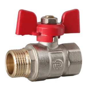 Шаровой кран REIGER 1/2 ВН прямой, латунь (6552829)