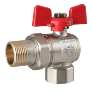 Кран с американкой REIGER 1 ВН угловой, латунь (6552854)