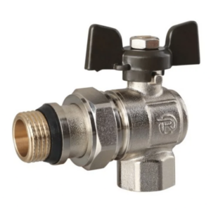 Кран с американкой REIGER+ 1/2 ВН угловой, латунь (6554254)