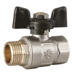 Шаровой кран REIGER+ 1 ВН прямой, латунь (6554250)