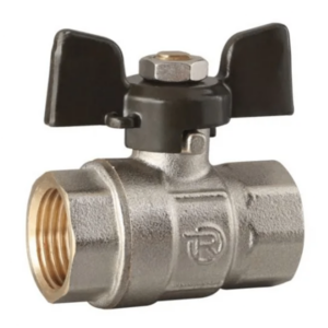 Шаровой кран REIGER+ 1/2 ВВ прямой, латунь (6554247)