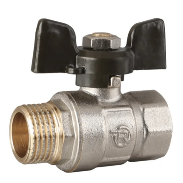 AKD56046_1 Шаровой кран REIGER+ 1/2 ВН прямой, латунь (6554246)