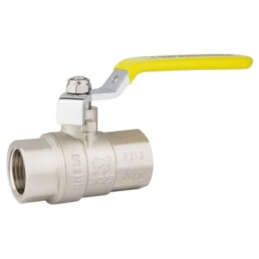 AKD7898_1 Газовый кран Profactor 3/4″ ВВ прямой, латунь (PF GBV 340)