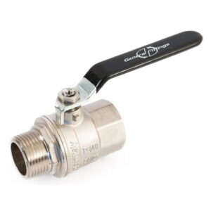 Шаровой кран General Fittings 1 1/4″ ВН прямой, латунь (7100L2N121200A)