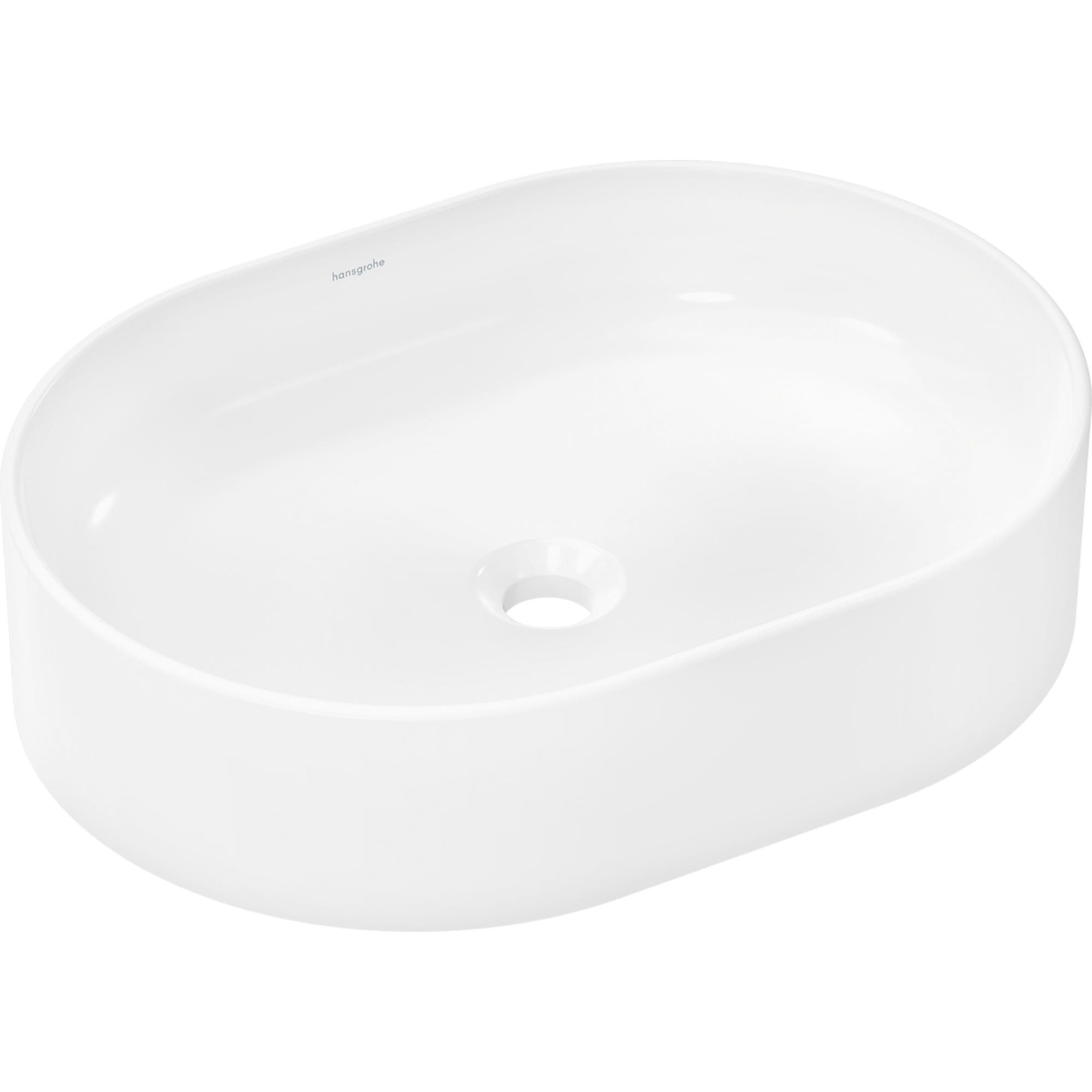 ANT-100053_1 Умывальник накладной Hansgrohe Xuniva U 550х400 овальный, белый (60166450)