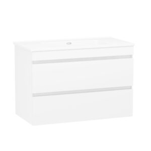 Тумба в ванную Imprese Vaclav 610х460 подвесная, с умывальником с061010361, белый (u08406403FH)