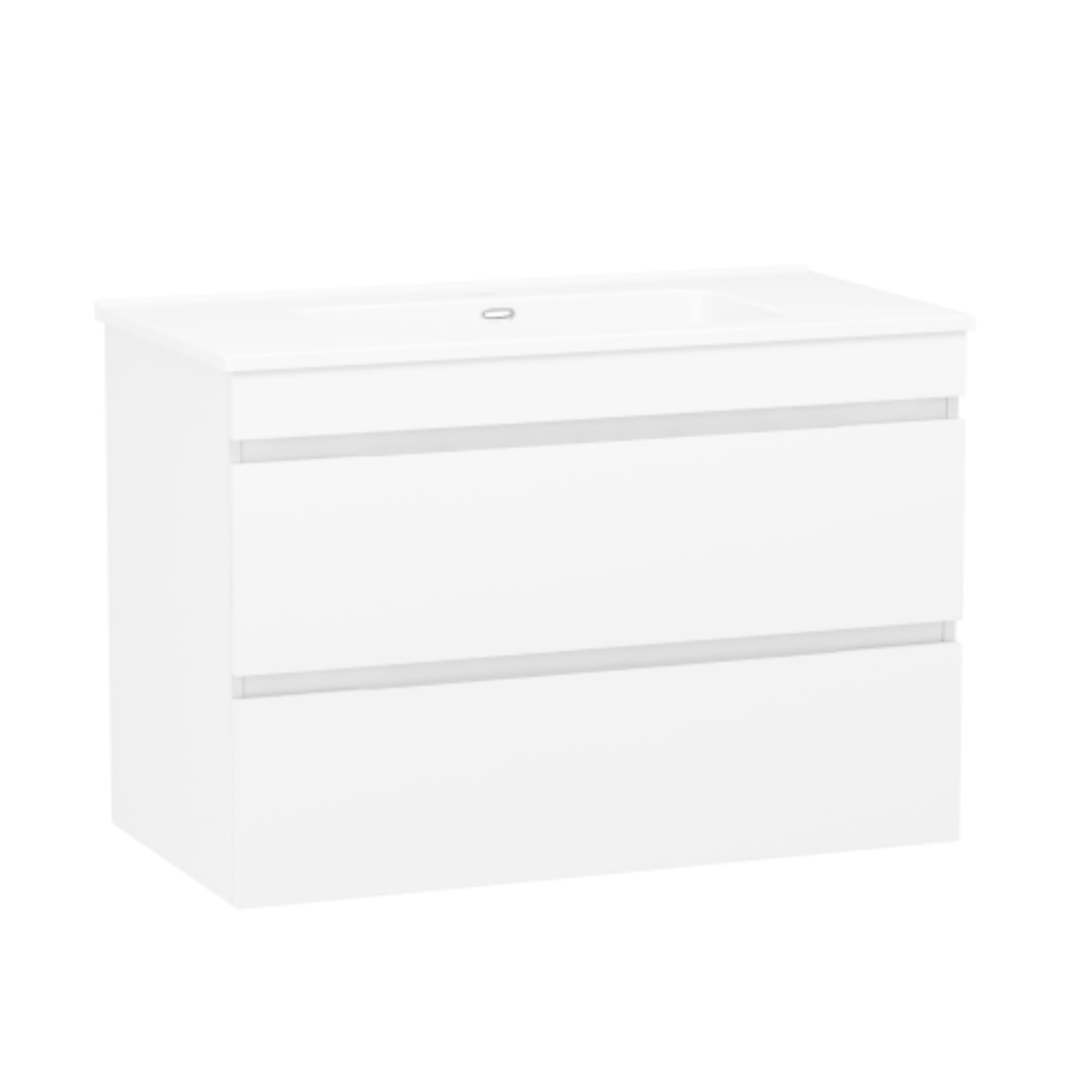 ANT-101482_1 Тумба в ванную Imprese Vaclav 610х460 подвесная, с умывальником с061010361, белый (u08406403FH)