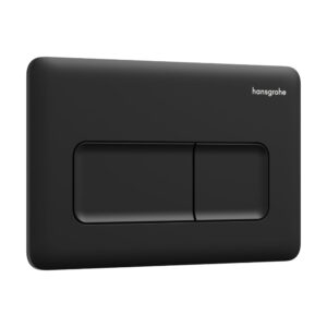 Кнопка для инсталяции Hansgrohe iFrame Original Q прямоугольная, черный матовый (66001670)
