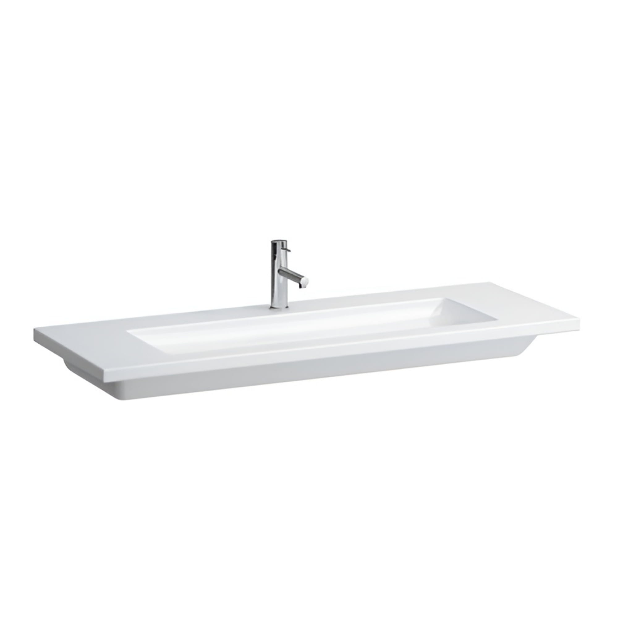 ANT-39723_1 Умывальник подвесной Laufen Living Square 1300х480 прямоугольная, белый (H8164360001041)