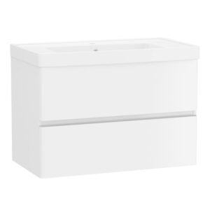 Тумба в ванную Imprese Osser 800х450 подвесная, с умывальником c06112203BA, белый (u08509111FJ)