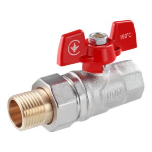 Кран с американкой WaGa 1/2″ ВН прямой, латунь (WG-100015)